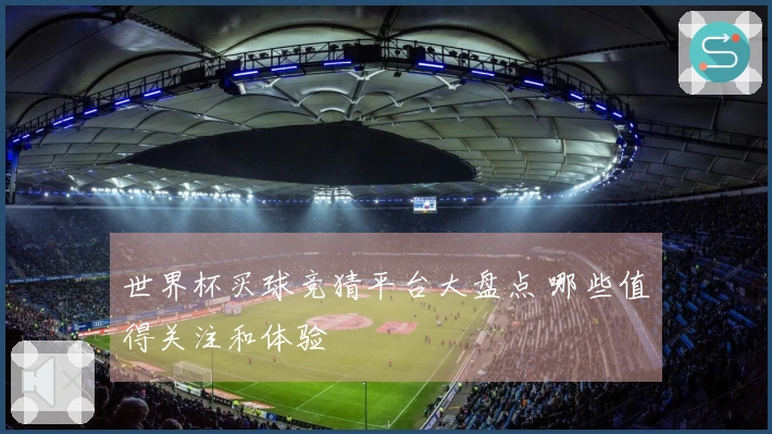 世界杯买球竞猜平台大盘点 哪些值得关注和体验
